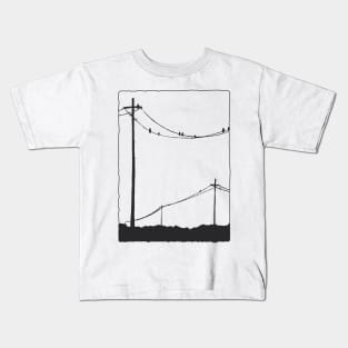 Power Lines Kids T-Shirt